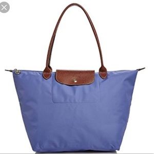 LG- 12.25"L x 7.5"W x 11.75"H periwinkle blue